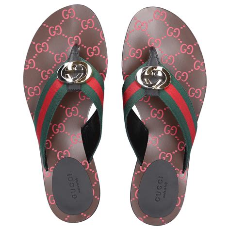 gucci thong flip flops women|Gucci Flip Flops women sale.